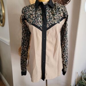 The San Angelo Collection Western Button-Up Shirt – Size L